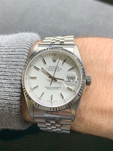 rolex datejust 36 16234 stahl|rolex 16234 for sale.